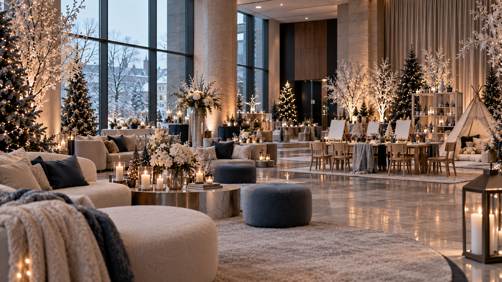 Arbre de Noël d’entreprise au Luxembourg pour les familles